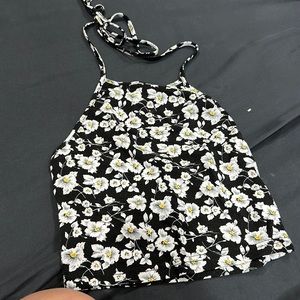 flower halter top